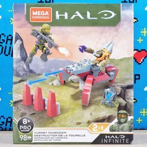 Mattel Mega Construx Halo Infinite Turret Takedown Mega Set Pro Builders GMR99